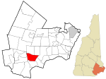 Rockingham County New Hampshire incorporated and unincorporated areas Hampstead highlighted